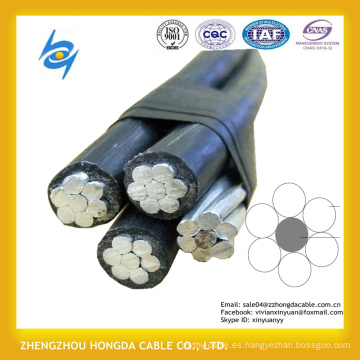 6AWG Conductor quadruplx 600V tipo secundario URD cable conductor de aluminio 600 VOLT SECUNDARIO UD - DUPLEX / TRIPLEX / QUADRUPLEX